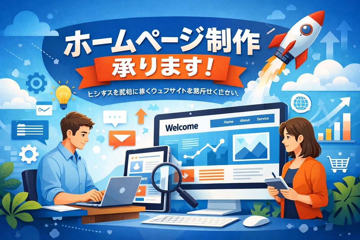 多くの人に見てもらえるようなHPを作成します 学生ならではのホームページを作成 イメージ1