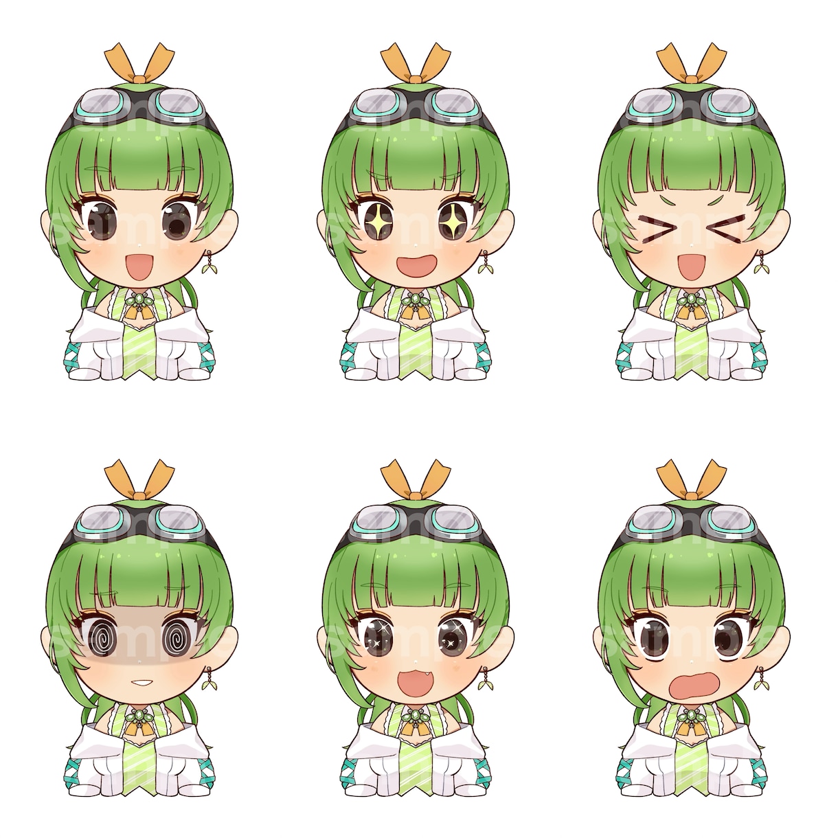 可愛いSDキャラ／ちびキャラ／ミニキャラ制作します 【商用利用可】配信、アイコン、スタンプ、グッズ制作など イメージ3