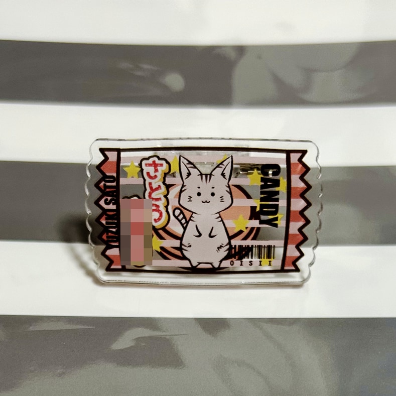お名前キーホルダー/バッジ作成します 個性的なお名前アクキー・アクリルバッジ作成します イメージ3