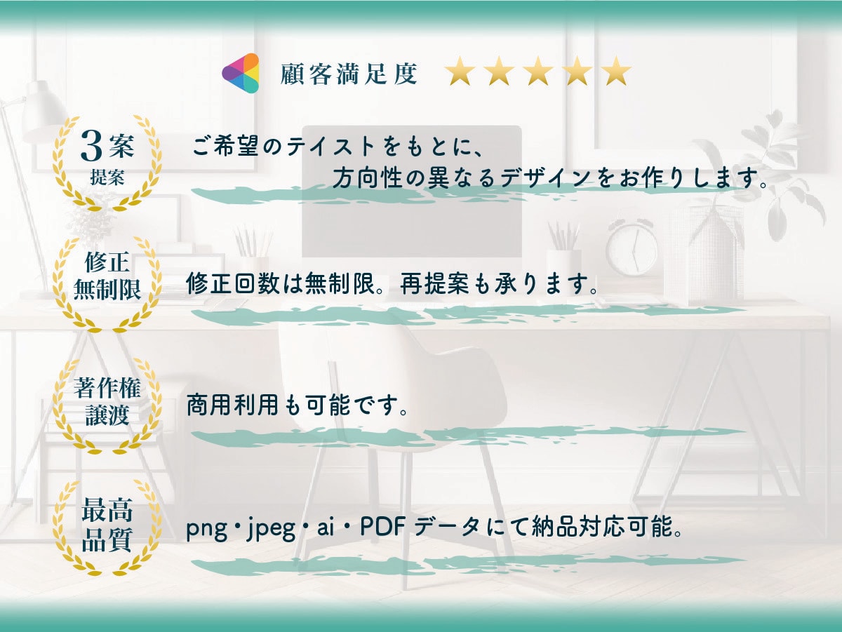 現役デザイナーが印象に残るロゴを作ります 3案提案 & 修正無制限 & 著作権譲渡 & 各種形式で納品 イメージ2