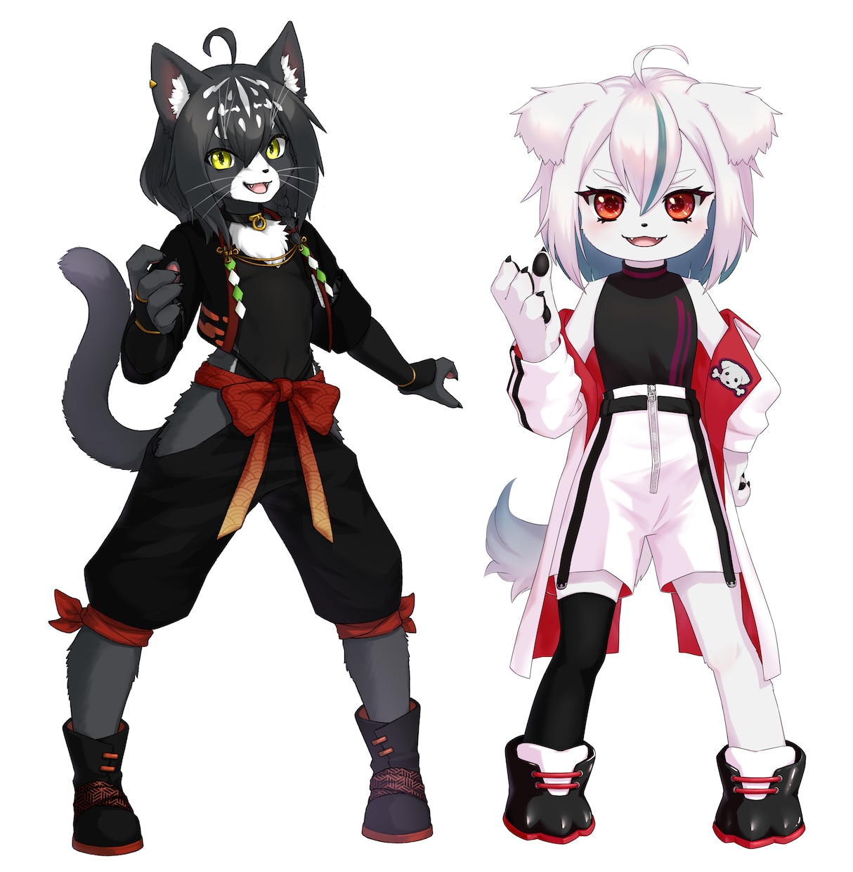 VTuber、IRIAM、TRPG立ち絵等描きます もふもふの獣人や動物、様々なジャンルを幅広くご提供 イメージ8
