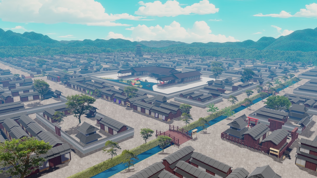 施設全景、観光地図など、鳥観図の制作を承ります 3DCGを使用し、精巧で緻密なイラストをご提供致します。 イメージ1