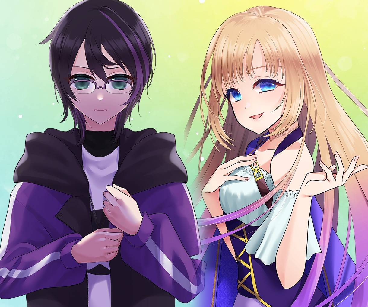 Vtuber向け●サムネ・アイコン描きます 棒立ち立ち絵から、一味違うサムネにしたい方へ✨ イメージ4