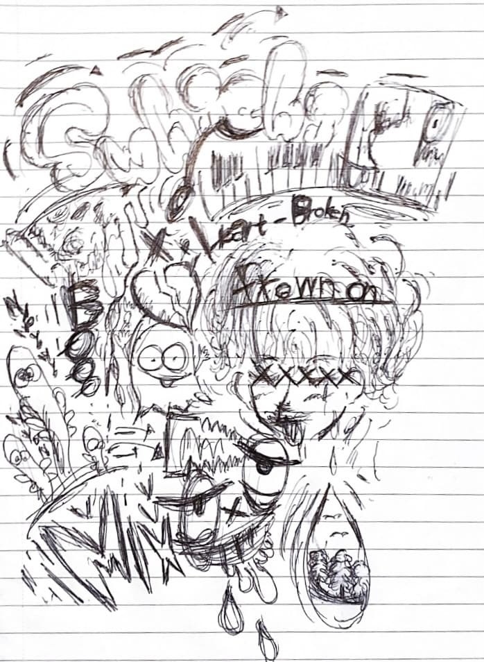 ロゴやデザインの提案承ります 自分が好きな音楽や映画を見てる時に書きます イメージ2