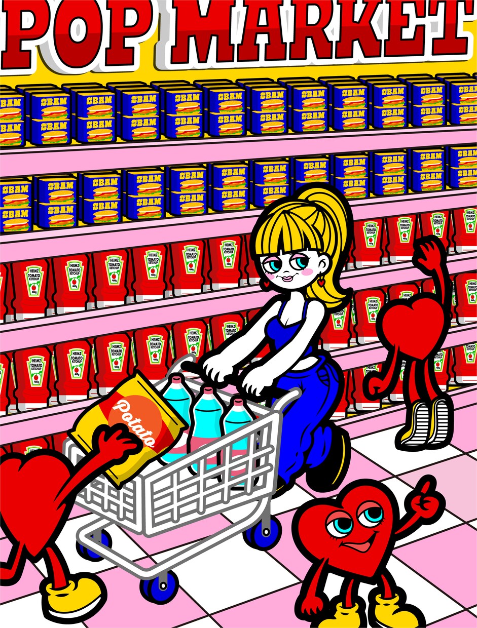 レトロ&ポップ&カートゥーンなキャラクター描きます グッズやポスター、MVなどに展開可能です イメージ2
