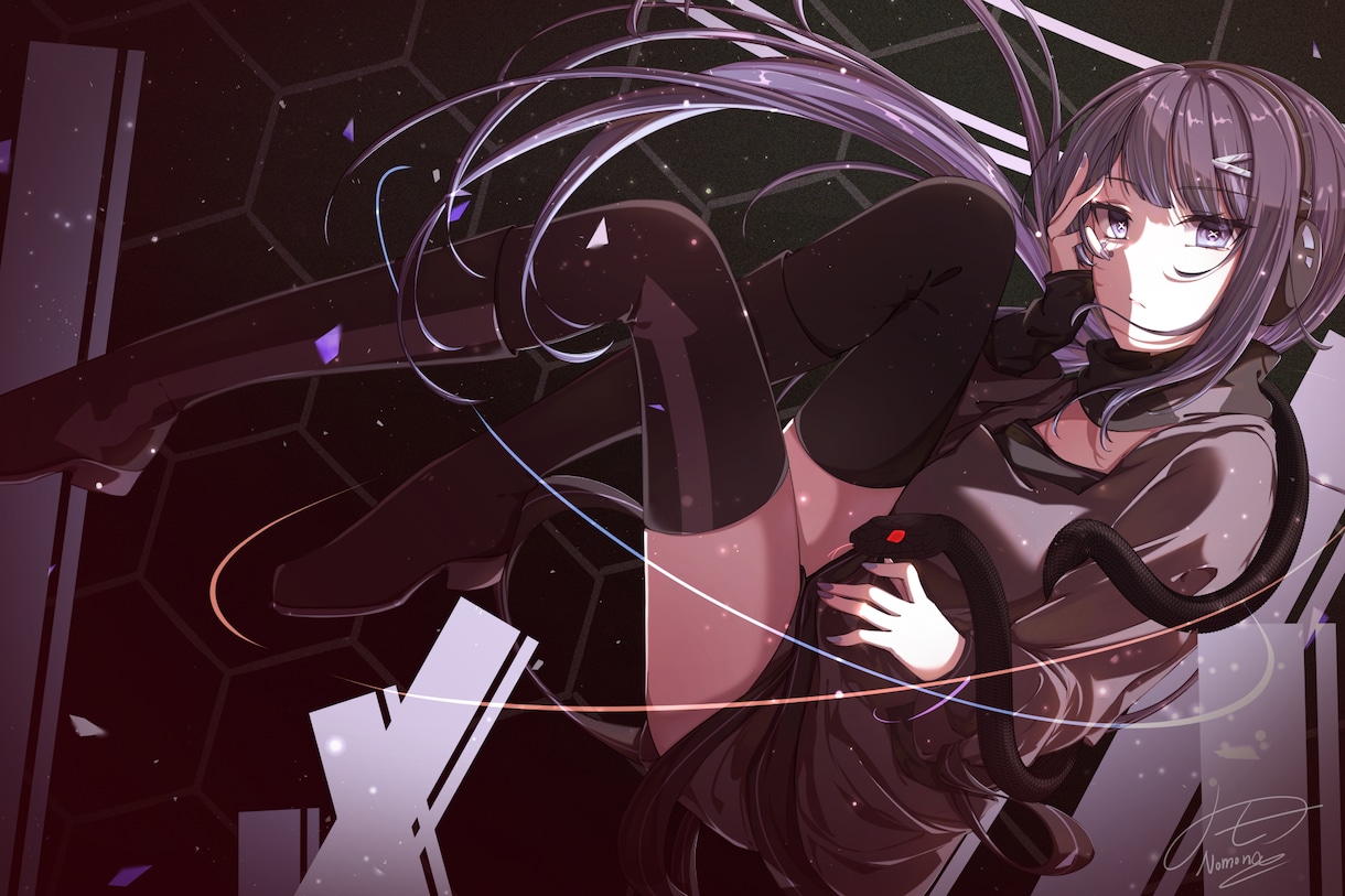 商用利用可。歌ってみたや、色んなイラスト制作します MVイラスト・一枚絵・立ち絵・アイコン等 イメージ10