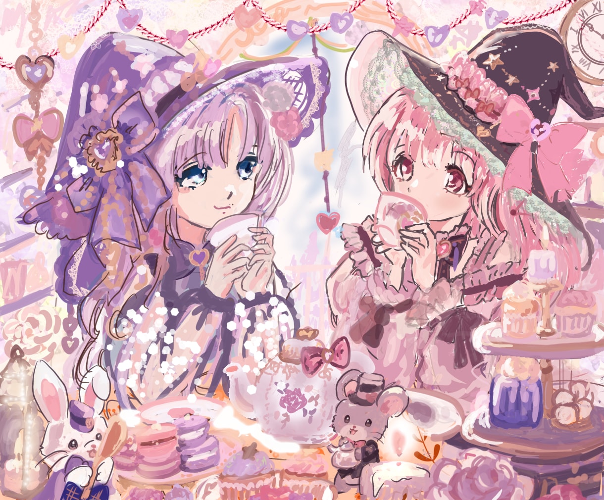SNSアイコン・配信用のイラストサムネイル描きます エモくって可愛いメルヘンファンタジーなあなただけの1枚を。 イメージ7