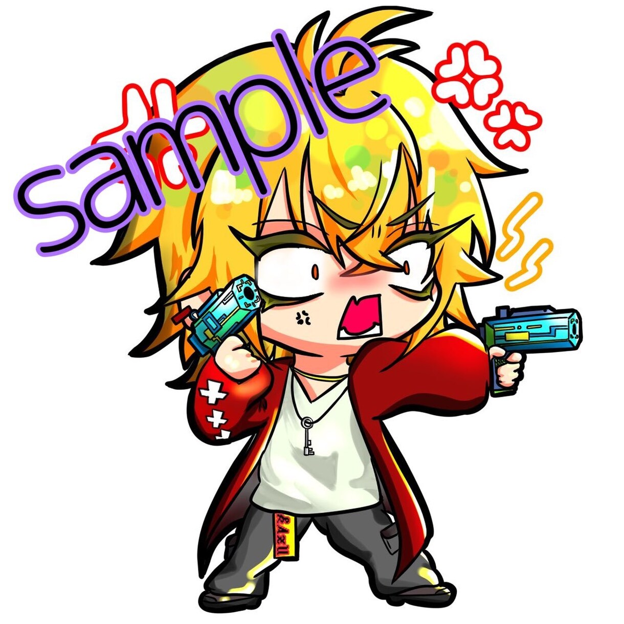 ポップでかわいいミニキャラを作成します 【デフォルメ】商用利用OK！ただいま表情差分無料！ イメージ8