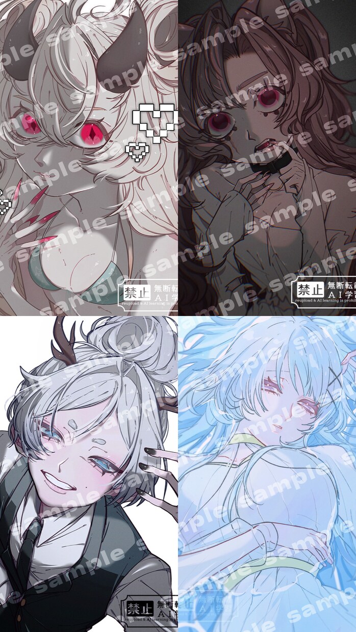修正無料◎アイコン・歌みた向けイラスト描きます 修正無制限で理想の世界観を形にします イメージ2