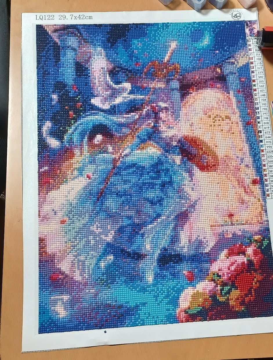 あなたに代わってダイヤモンドアート制作代行します 細かい作業が苦手な方✨時間の取れない方へ❤私にお任せ下さい イメージ2