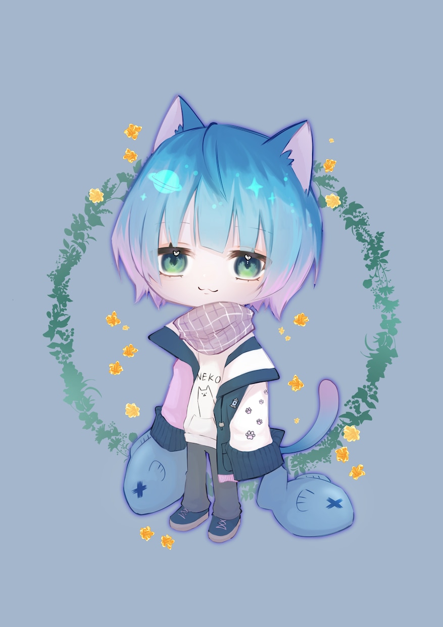 キュートなミニキャラ描きます 塗り込みしてある可愛いミニキャラを描きます！ イメージ2