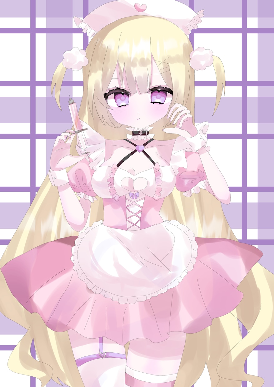 ちゅるんとした萌え系イラストお描きします 可愛い萌え萌えなイラストお届けします！ イメージ2