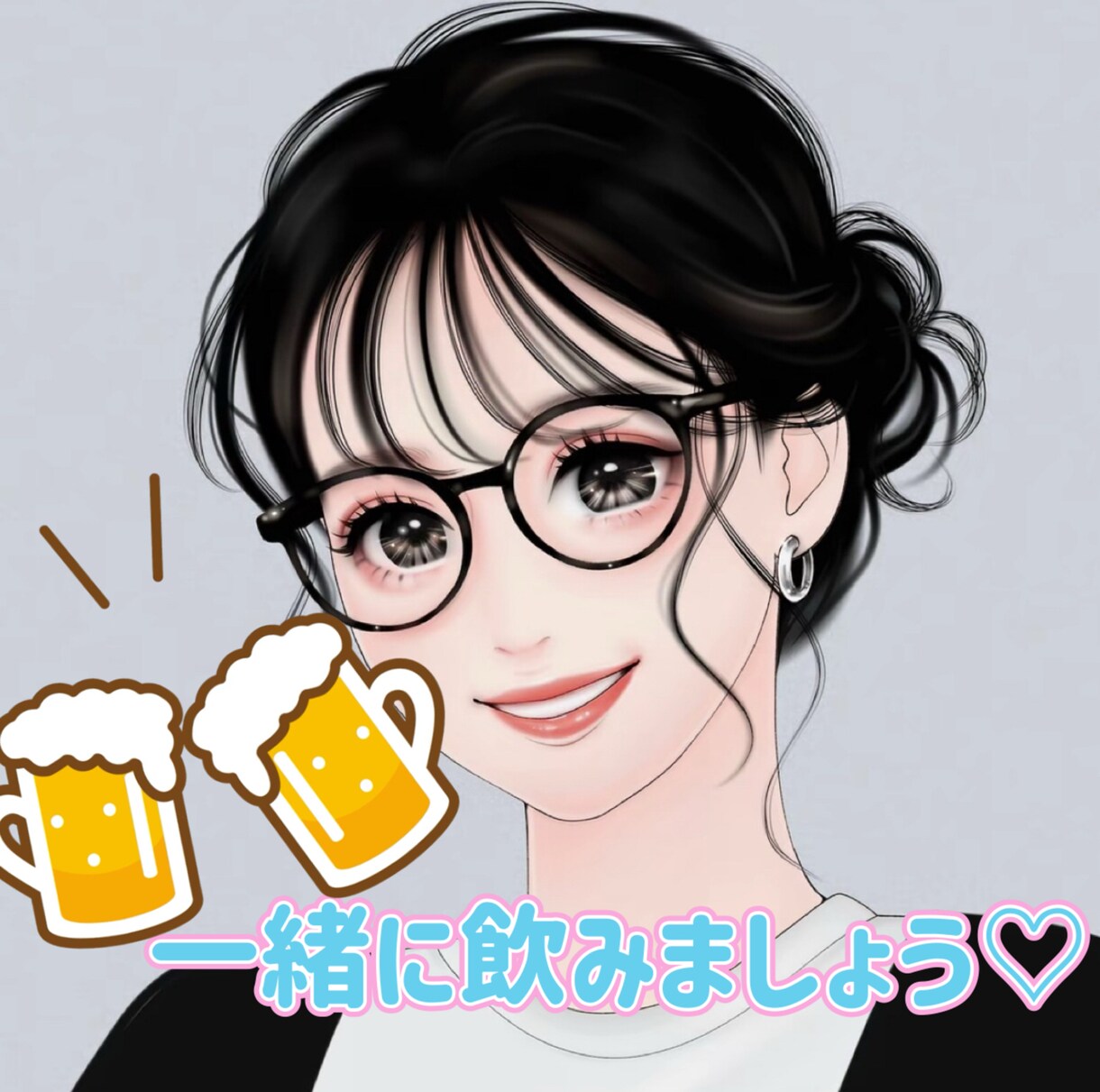 一緒に楽しく飲みましょう♡お話し聞きます お酒飲みながら、なんでも話してください♡楽しく会話も♡ イメージ1