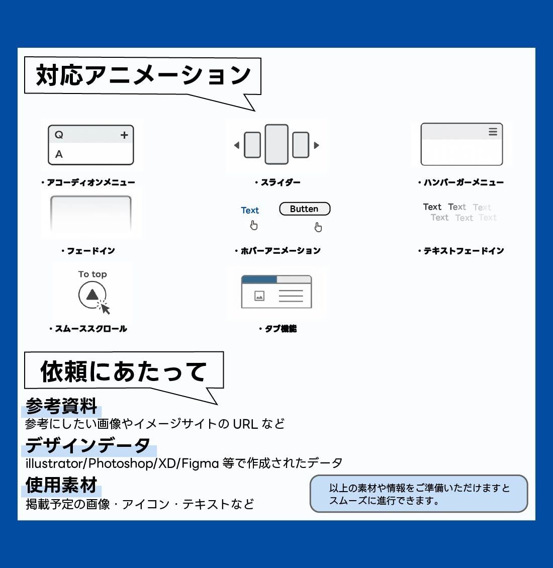 PC・スマホ両対応|柔軟なコーディング承ります スマホ対応まで、まとめて対応可能です イメージ3