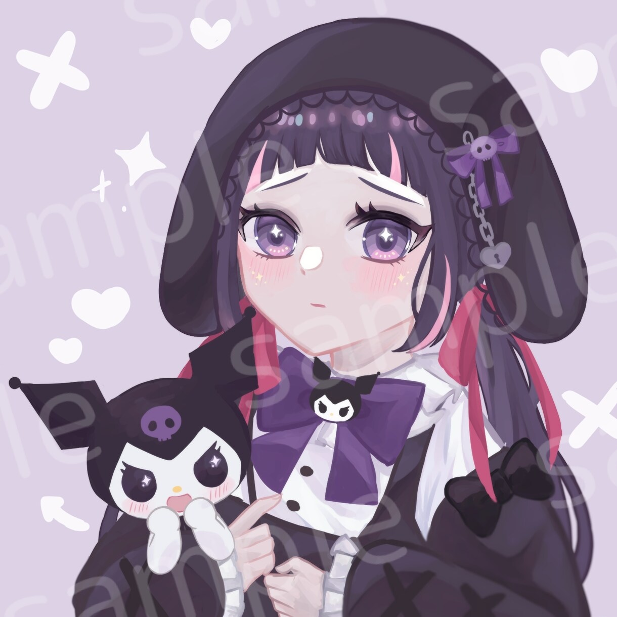 アイコンお描きします 若い男女を描くのが得意です。様々な雰囲気でお描きします イメージ7