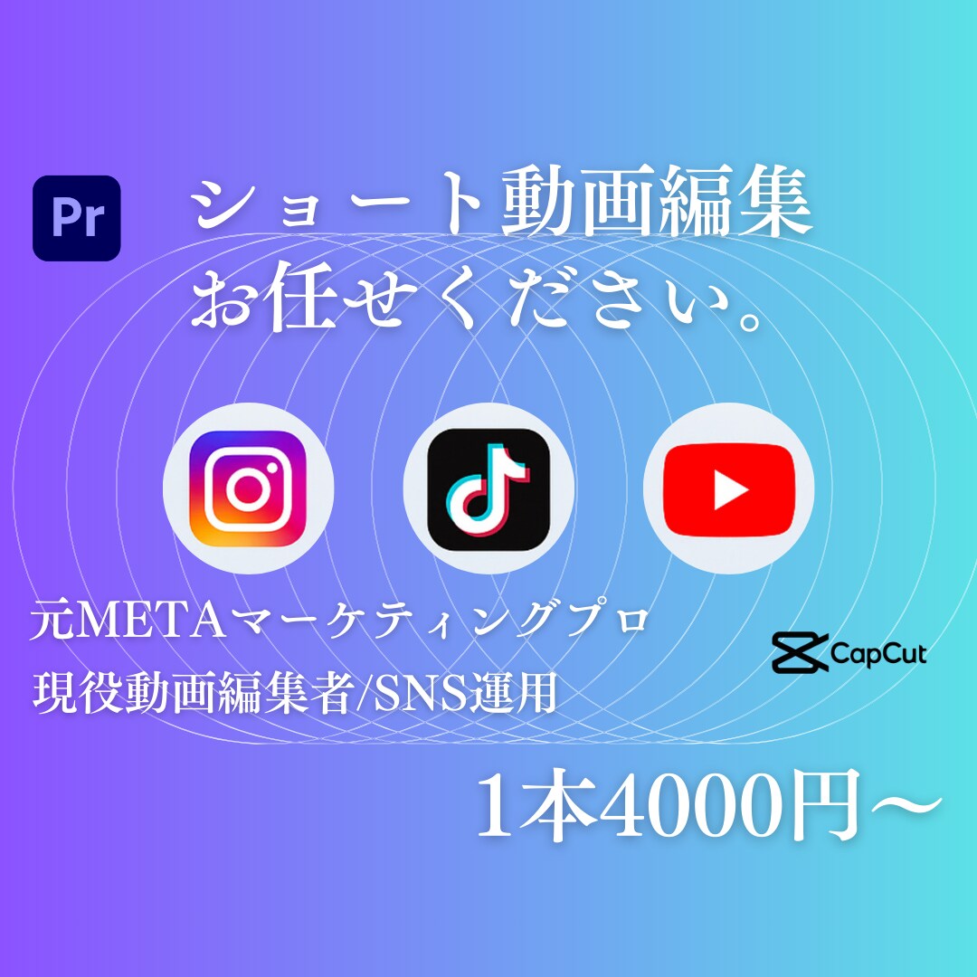 高品質なショート動画編集お届けします 元Metaマーケティングプロによる動画作成します！ イメージ1