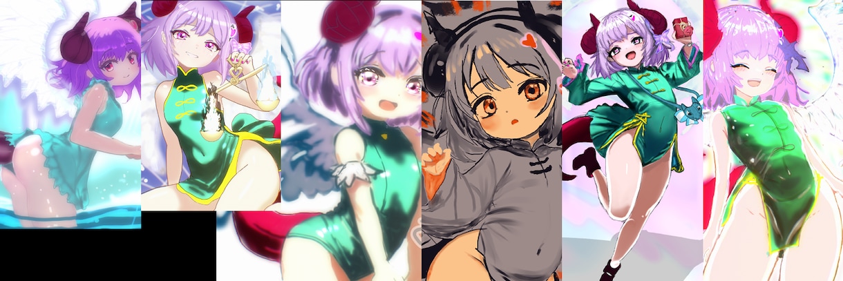 全身絵、立ち絵、キービジュアル等描きます イラスト描きます！特にかわいい系など♪ イメージ1