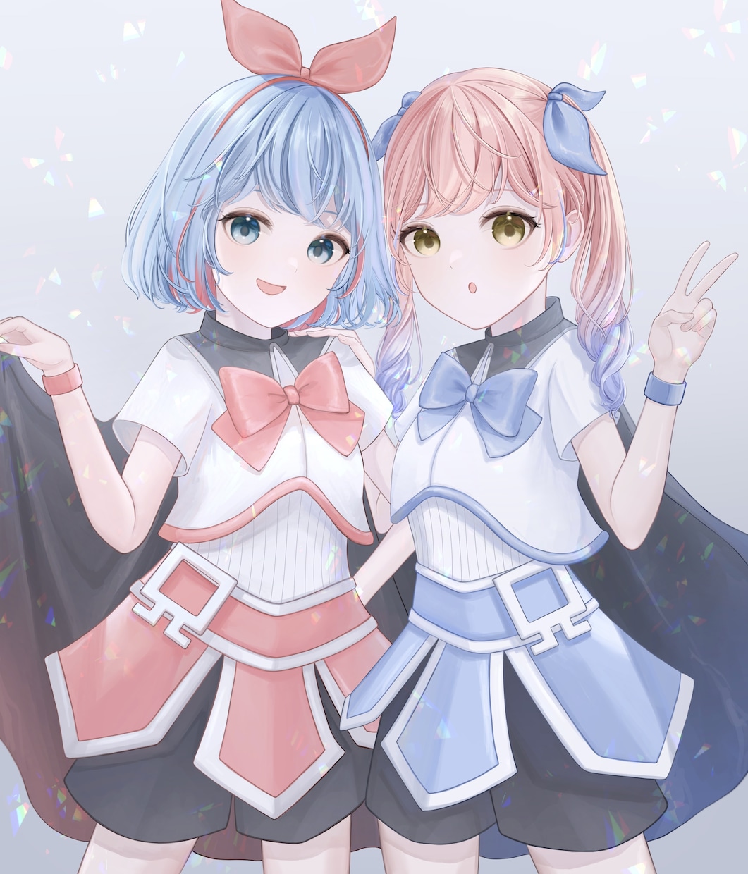 かわいいキャラクターの一枚絵描きます 儚くキラキラした雰囲気のイラストをお求めの方はぜひ！ イメージ5