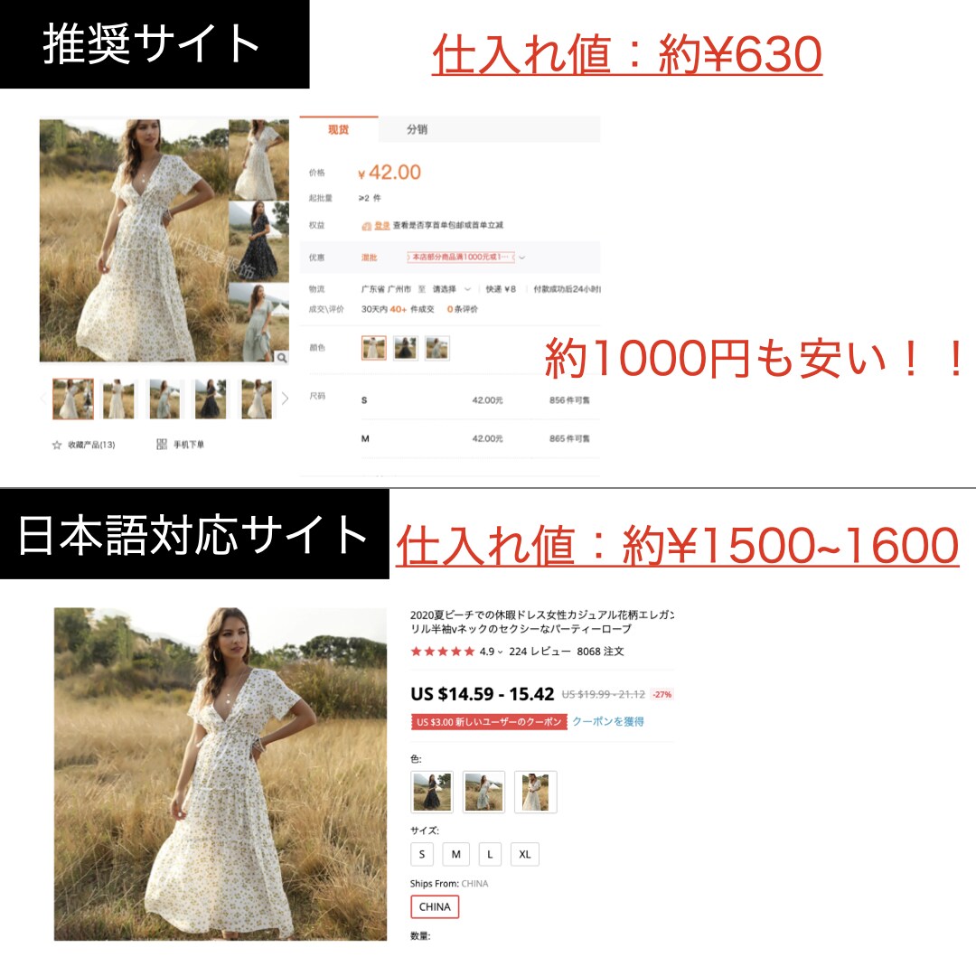 中国輸入商品を最安値で仕入れできる方法教えます 仕入れコストを抑えることが物販では一番重要です イメージ3