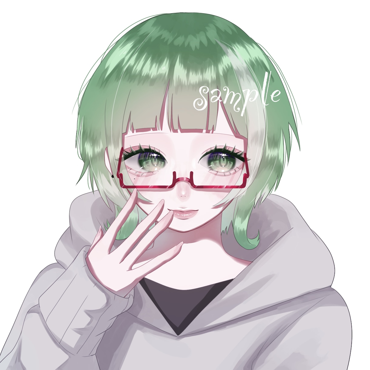 最短2日！エモかわいい女の子イラスト描きます 背景無料、商用、二次利用可！様々な場面でお使いください イメージ7