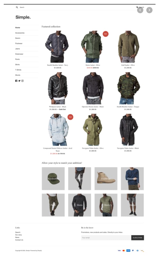 Shopifyでサイト制作を行います Shopifyを使って商品が販売できる状態で提供します。 イメージ3