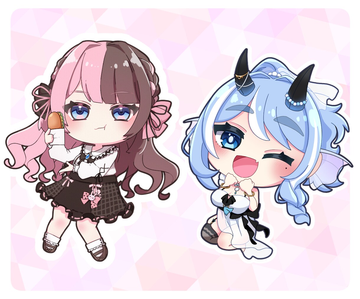 かわいいミニキャライラストを制作します グッズや収益化チャンネルに使えるミニキャラ描きます！ イメージ2