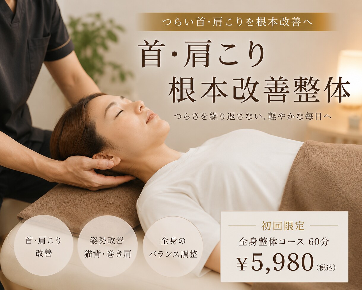 整体師目線でホットペッパー向け/画像を作ります サロンの世界観に合わせて丁寧に制作します イメージ1