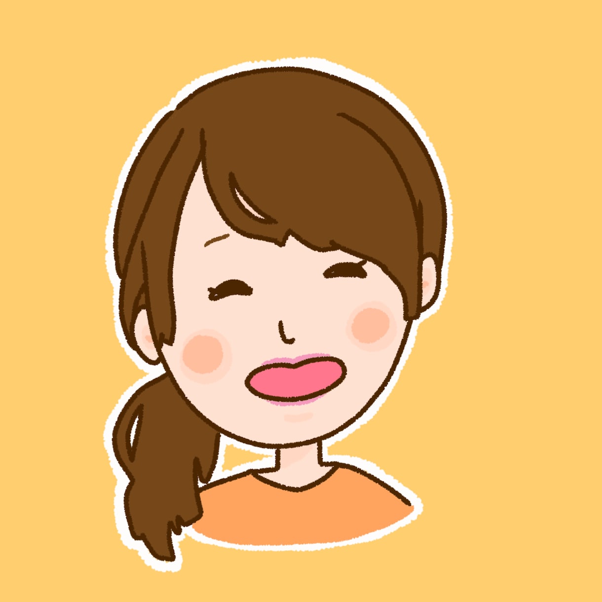 シンプルでゆるい似顔絵アイコン作成します 大人も子供も◎プレゼントや寄書き、SNSや名刺・ブログ等に◎ イメージ8