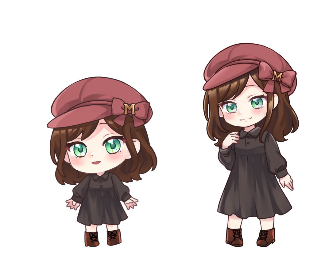 商用利用込み！ちびキャライラスト描きます 似顔絵プレゼント、グッズ作成に！ イメージ5