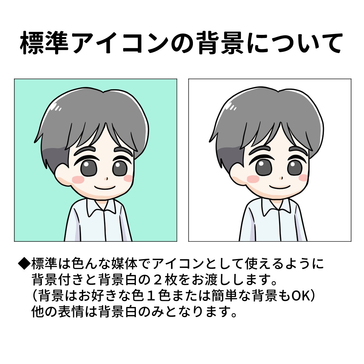 表情４つセット作成します ブログ・YouTube・Instagram他 イメージ4