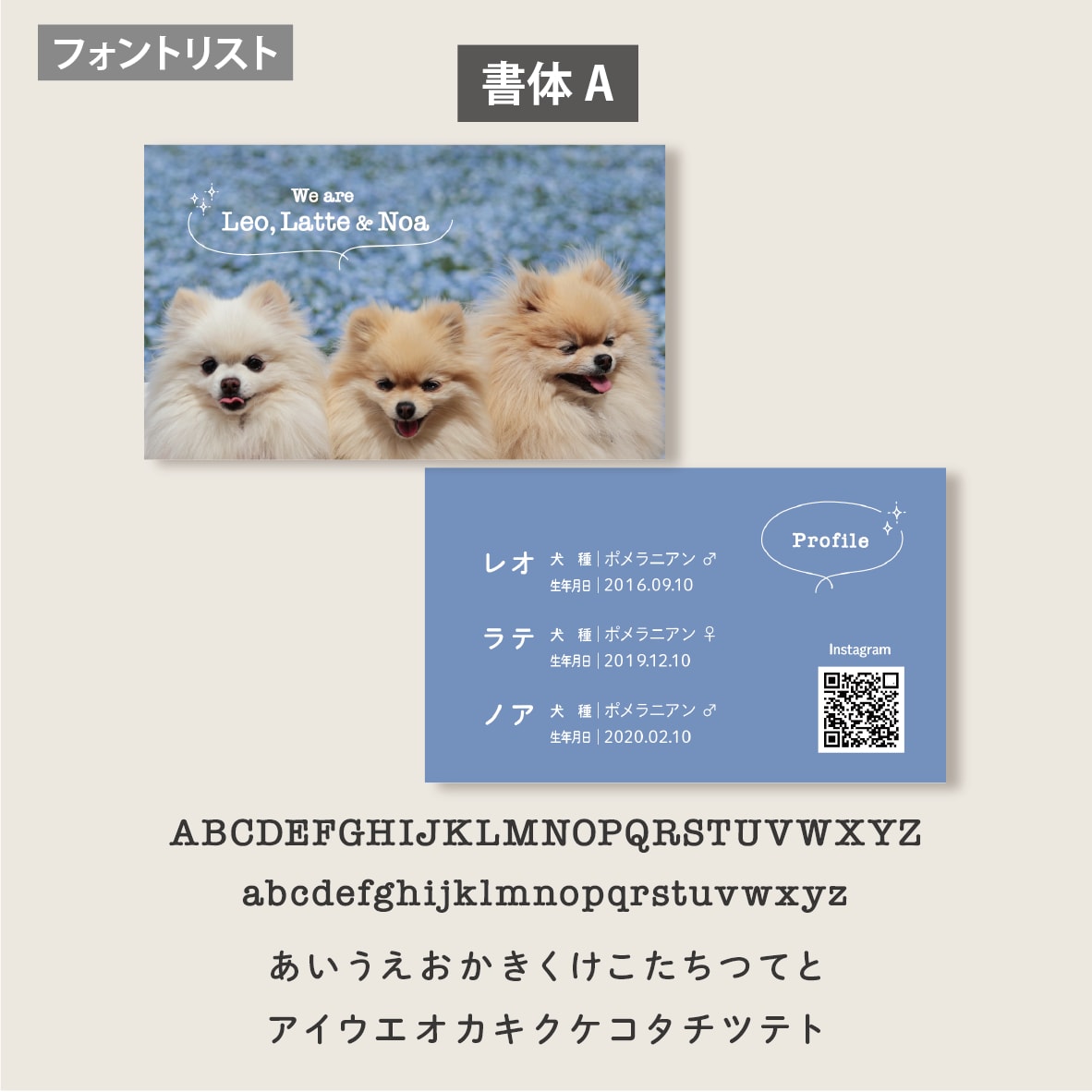 ペット・うちの子名刺をお気に入り写真で作成します デザイナーへのセミオーダーで両面印刷100枚送料込 イメージ7