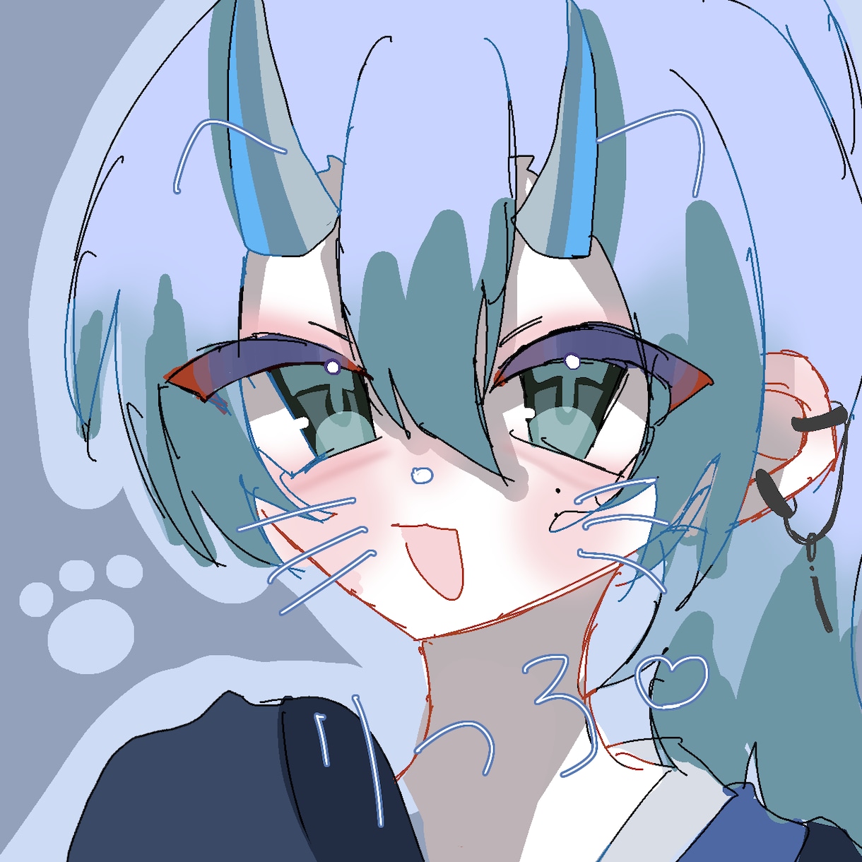 ハキハキしたアニメ塗りアイコンを描きます 最短3日です。価格がお安めなので、学生さんにもおすすめです。 イメージ6