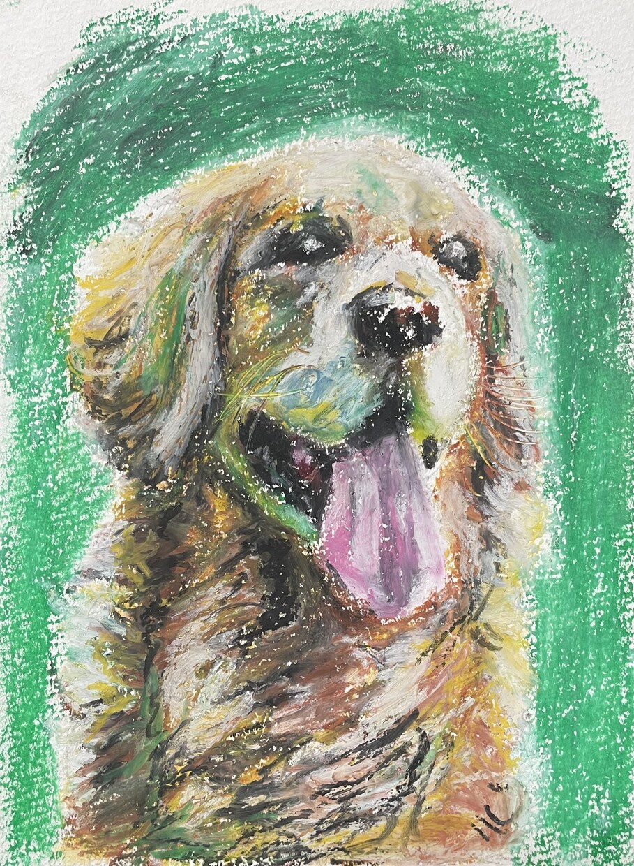 家族の肖像画(ペット)などを描かせていただきます 肖像画、風景画を、クレヨンや鉛筆で描かせていただきます。 イメージ3