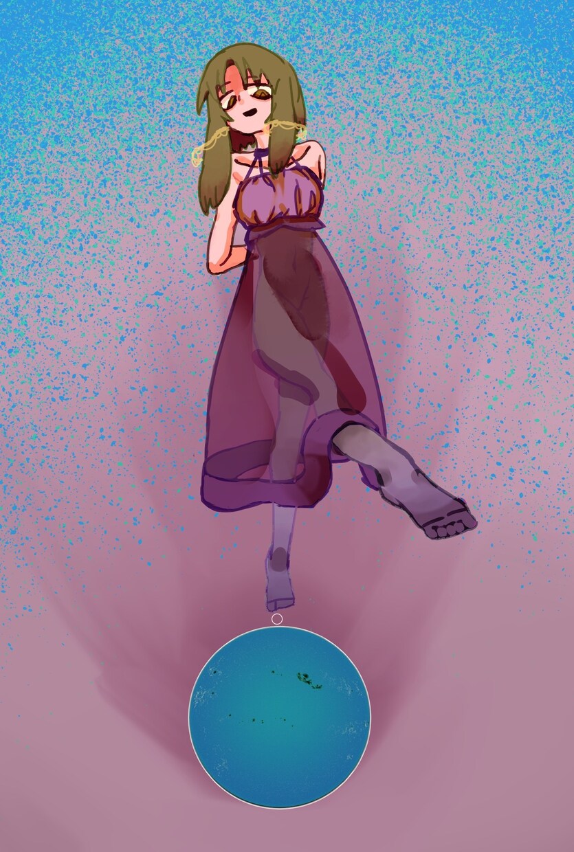 アートっぽ背景の一枚絵ます 元美大生がオリキャラをアート空間に描きます！ イメージ3