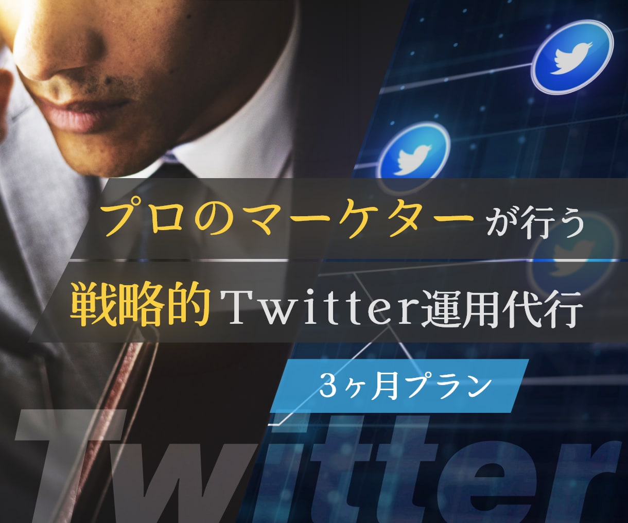 プロマーケターが3ヶ月Twitter運用代行します フォロワーアップだけでなく集客・売り上げに繋げたい方向けです イメージ1