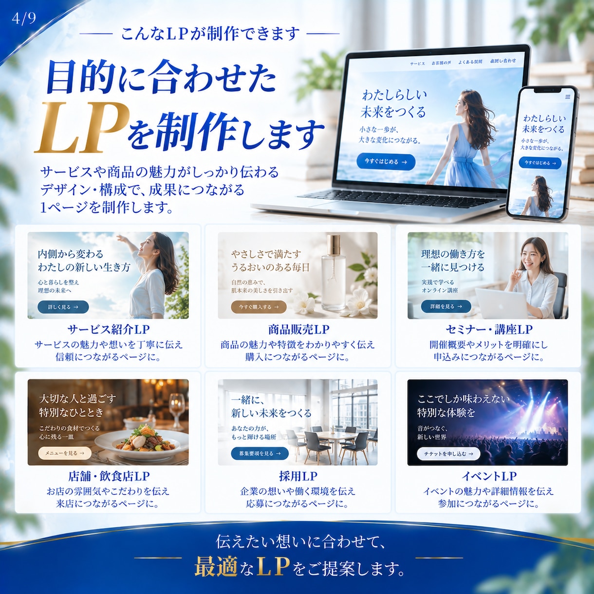 HTML/CSSで伝わるLPを制作します 10/31まで1ページ25,000円で丁寧に制作 イメージ4