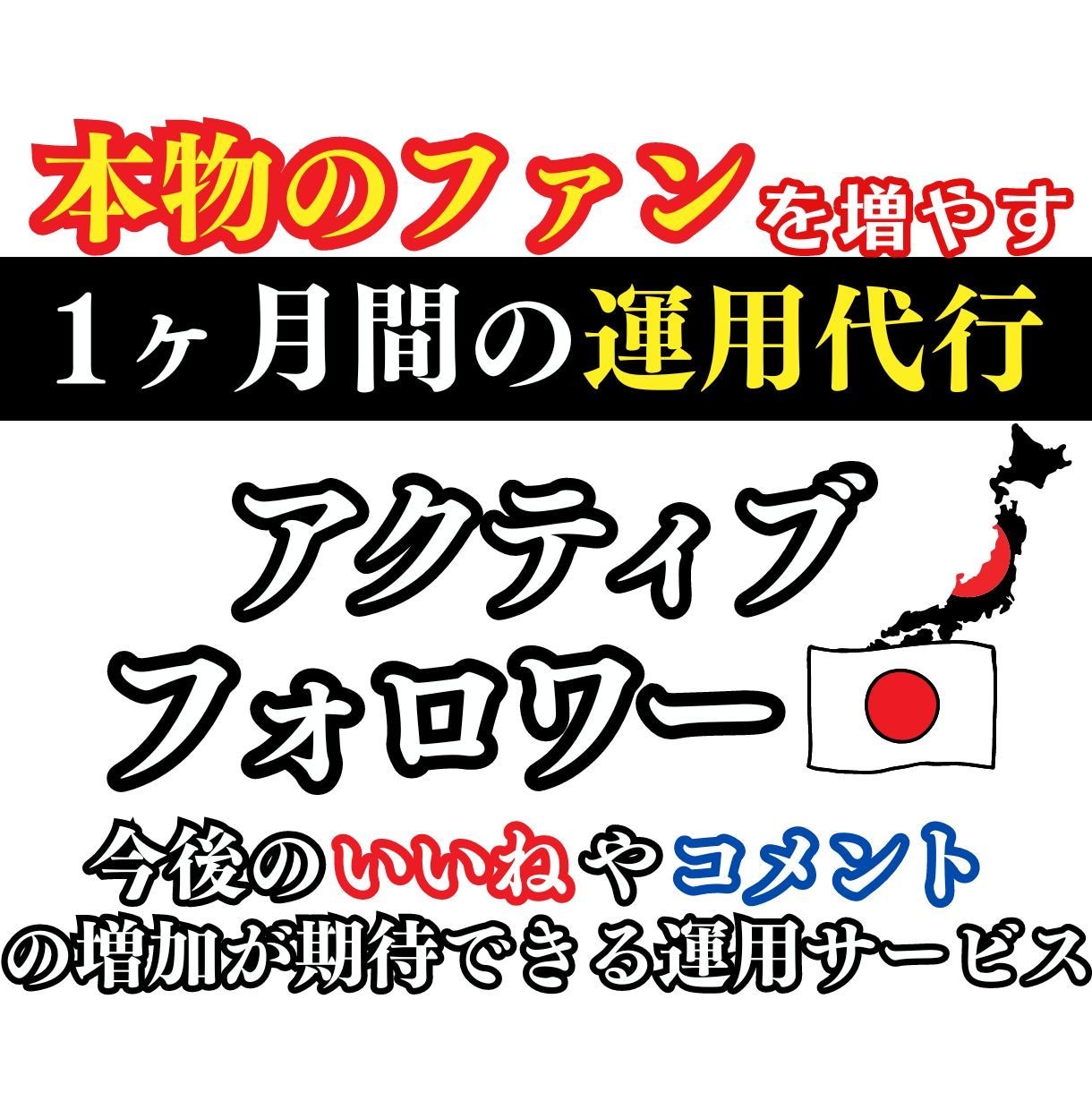 インスタ運用✨アクティブな日本人ユーザー増やします 今後のいいねやコメント増加が期待できる唯一無二のサービス❗️ イメージ1