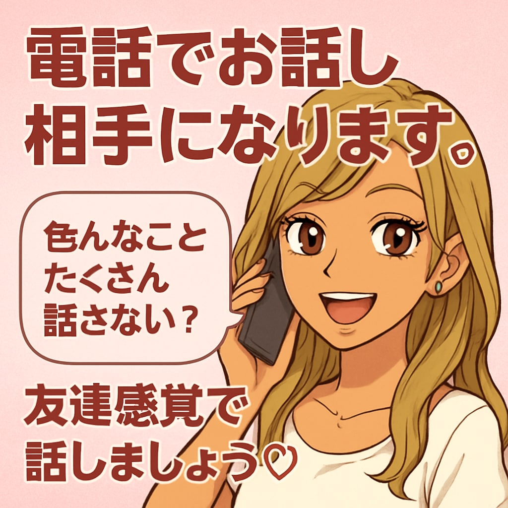 お話相手になります 色々な事たくさんお話しませんか イメージ1