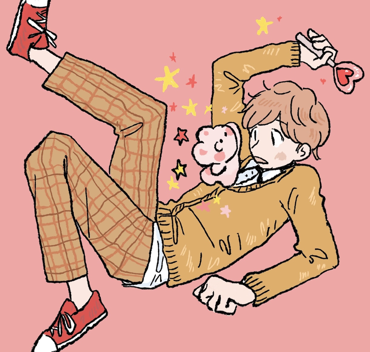 ゆるかわ手描きイラスト描きます 簡単なループアニメも◎MV、アイコン、パンフ、挿絵、グッズに イメージ5
