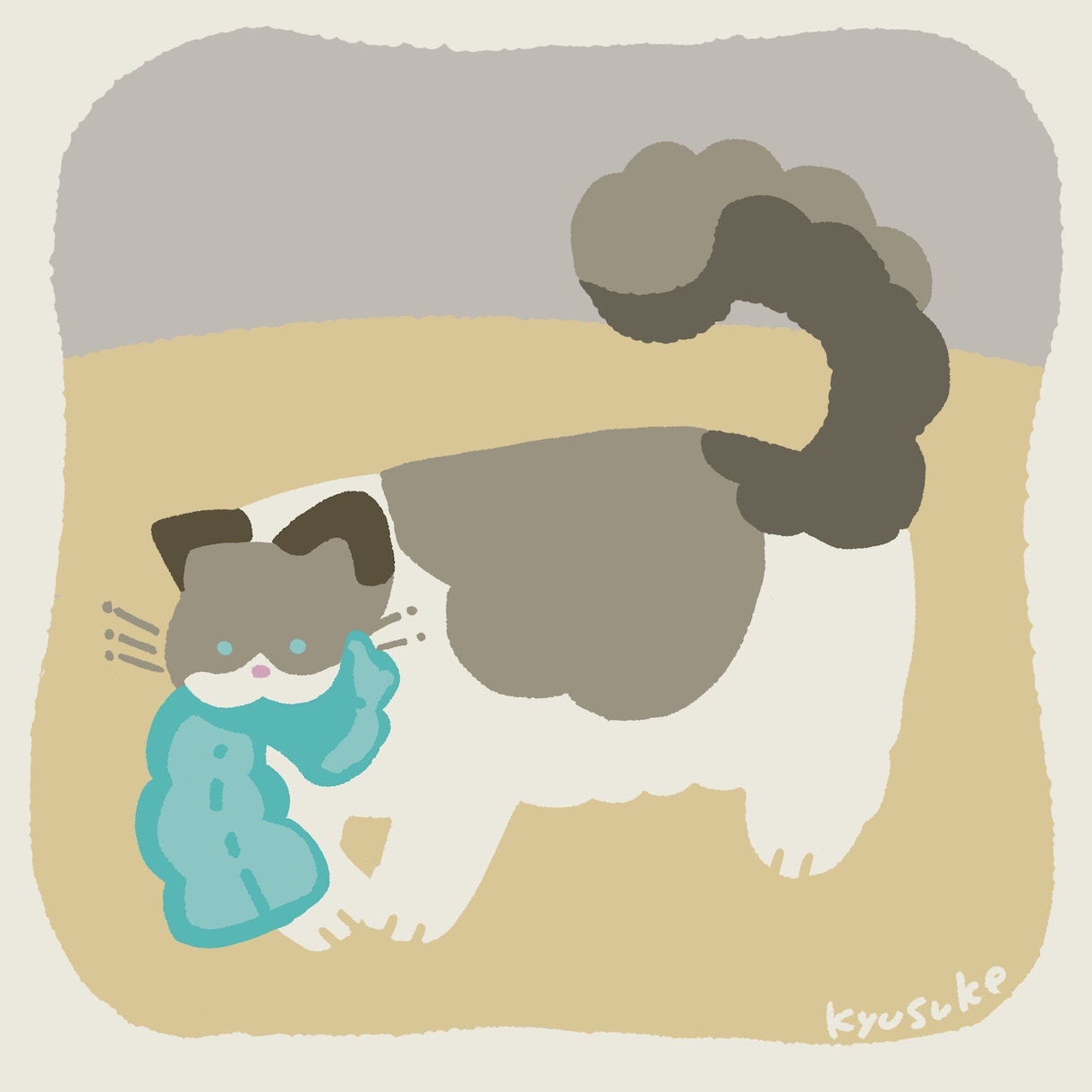 お任せ制作♪やわらかやさしい動物イラスト描きます 個展は今年で３回目！鹿児島のイラストレーターです イメージ2