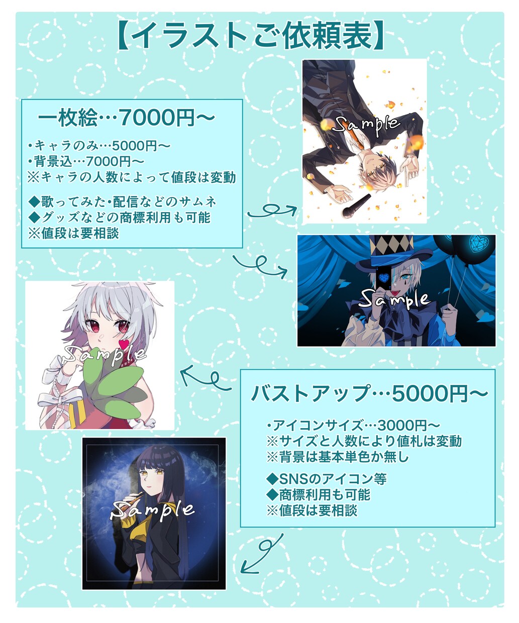 イラストのご依頼を承ります 可愛い絵からリアル寄りの絵まで イメージ8