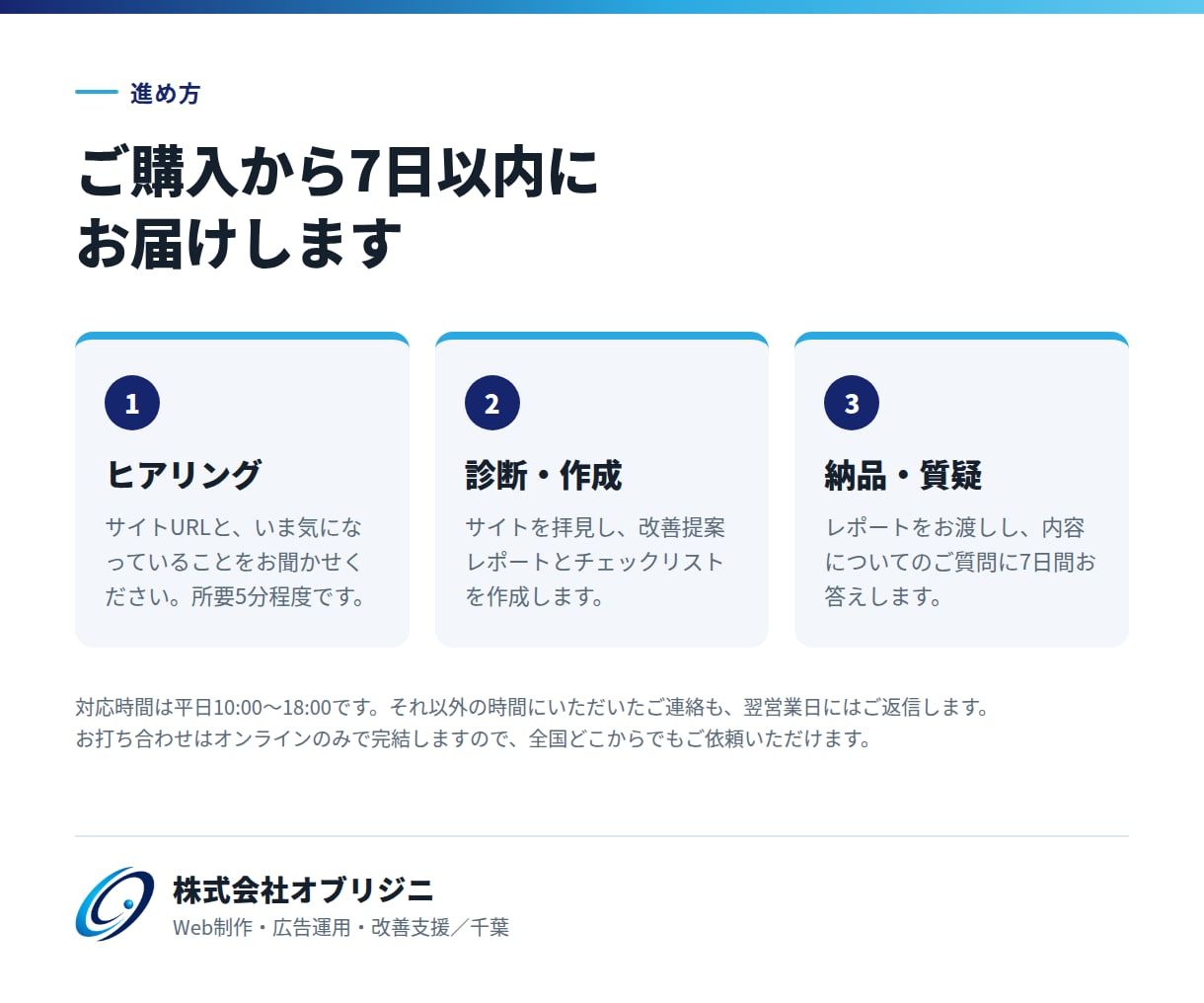 サイトの改善点を診断しご提案します 優先順位つきの改善リストをレポートでお渡しします イメージ4