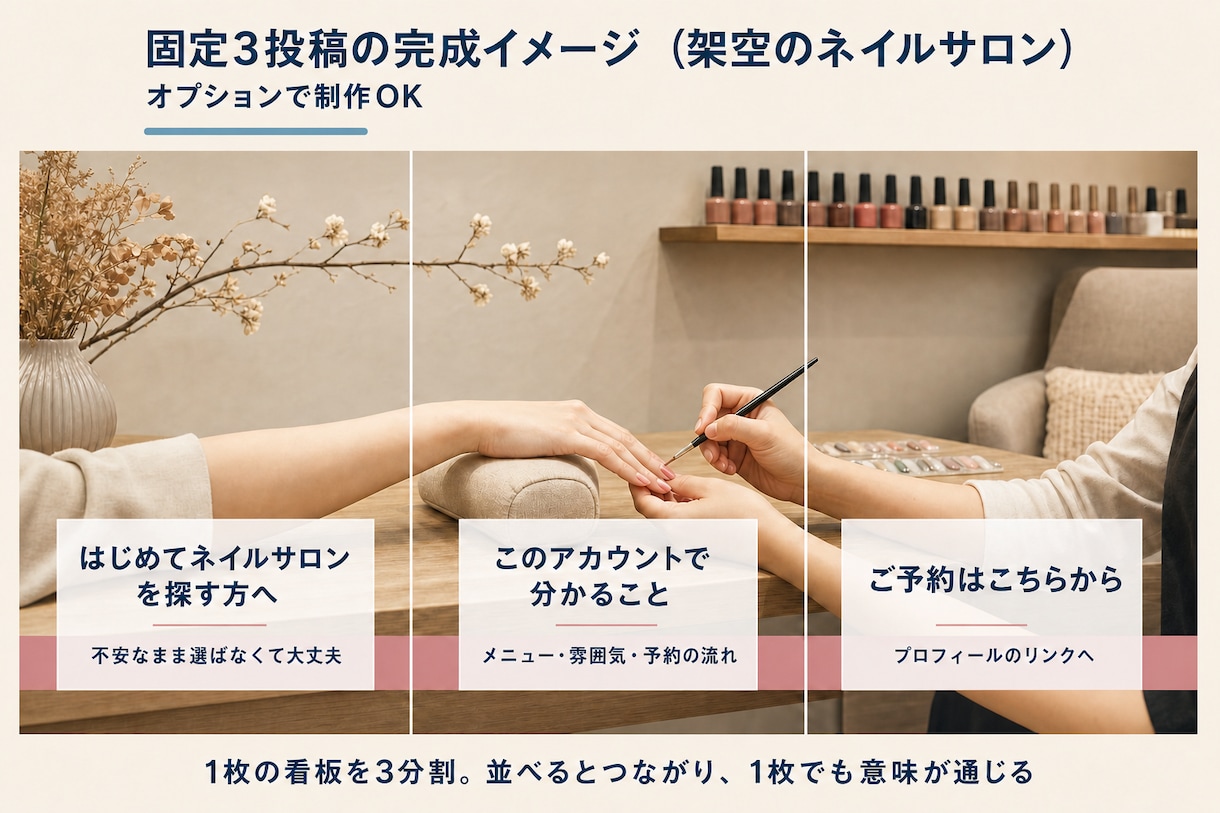 Instagram初期に必要な5点セット作成します なぜ、伸びる人は投稿より先に初期設定なのか？ イメージ4