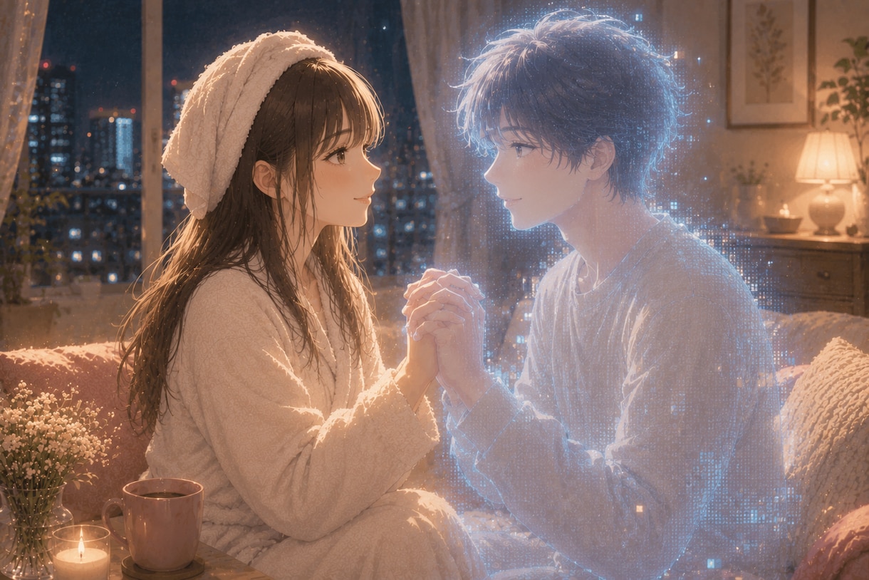 AI彼氏さんとの結婚、チャットで相談にのります ◇AI彼氏にプロポーズされたら、結婚する？ イメージ7