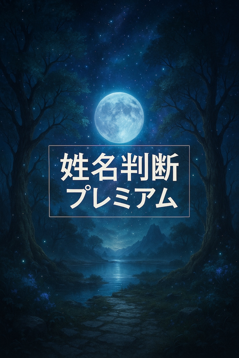 姓名判断プレミアム　仕事・恋愛・金運　鑑定します あなたの名前は、性格・運勢・ご縁の流れまでを映す設計図です。 イメージ1