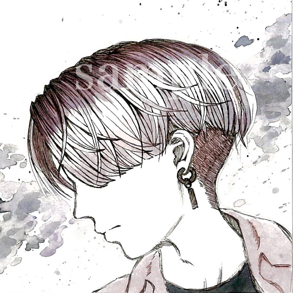 あなただけのSNS用アイコンイラスト！描きます 水彩とペン画のイラストが好きな方いかがですか？ イメージ5