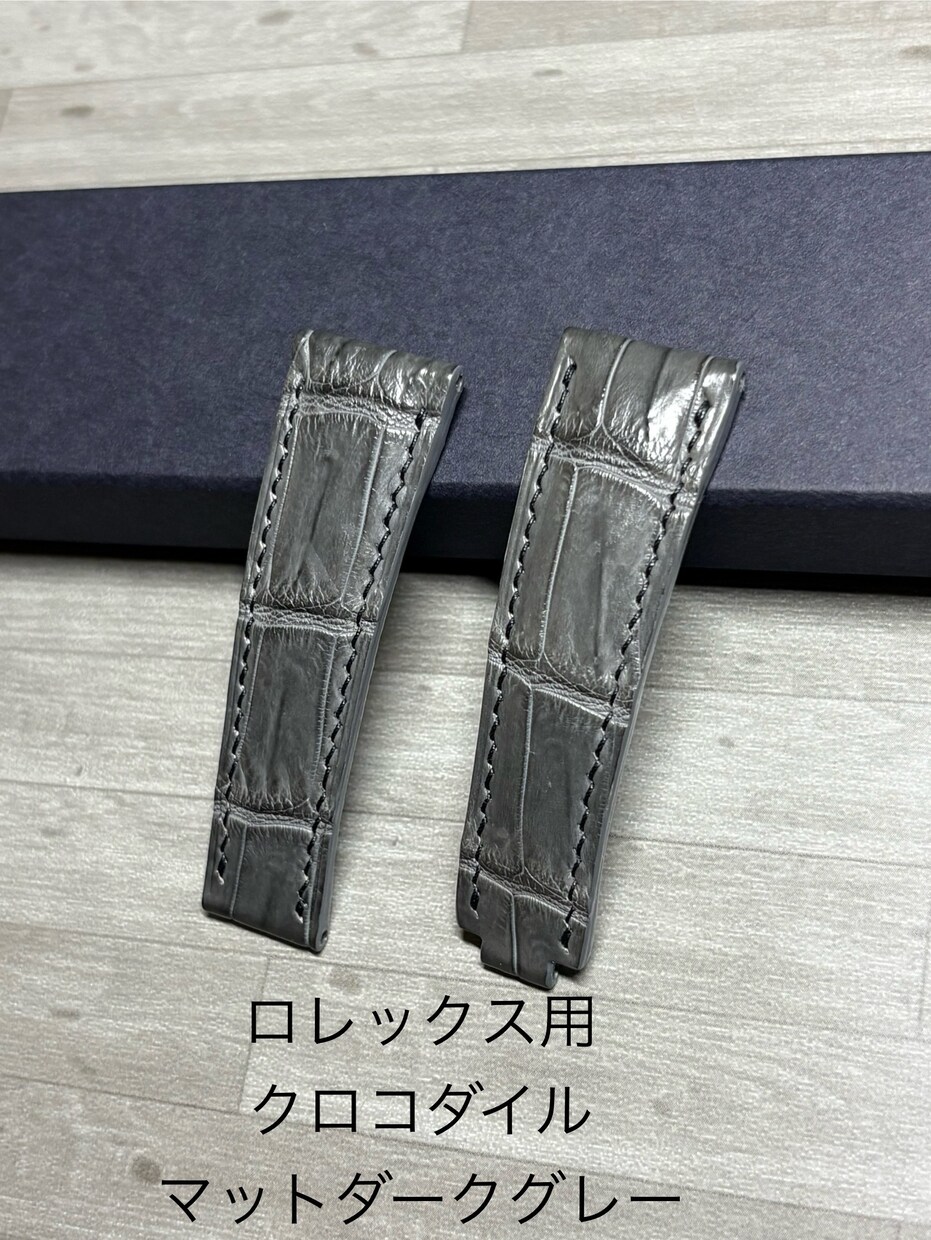 腕時計の革ベルトをオーダーメイドで制作します ロレックス、アップルウォッチ、wena3、など対応可能です。 イメージ9
