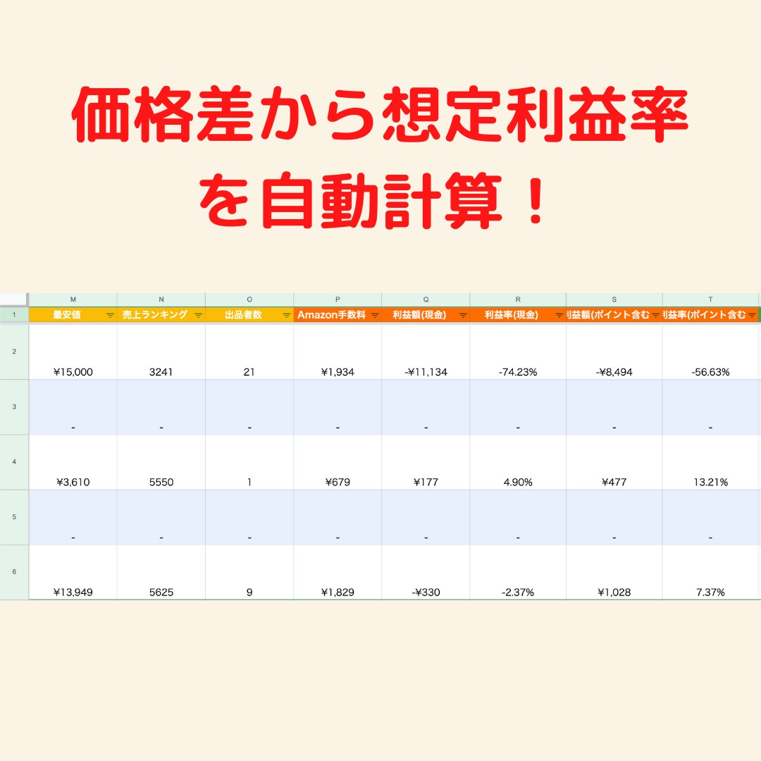 楽天ポイントせどり自動リサーチツールを販売します リサーチの自動化！リサーチ時間を短縮しましょう！ イメージ3