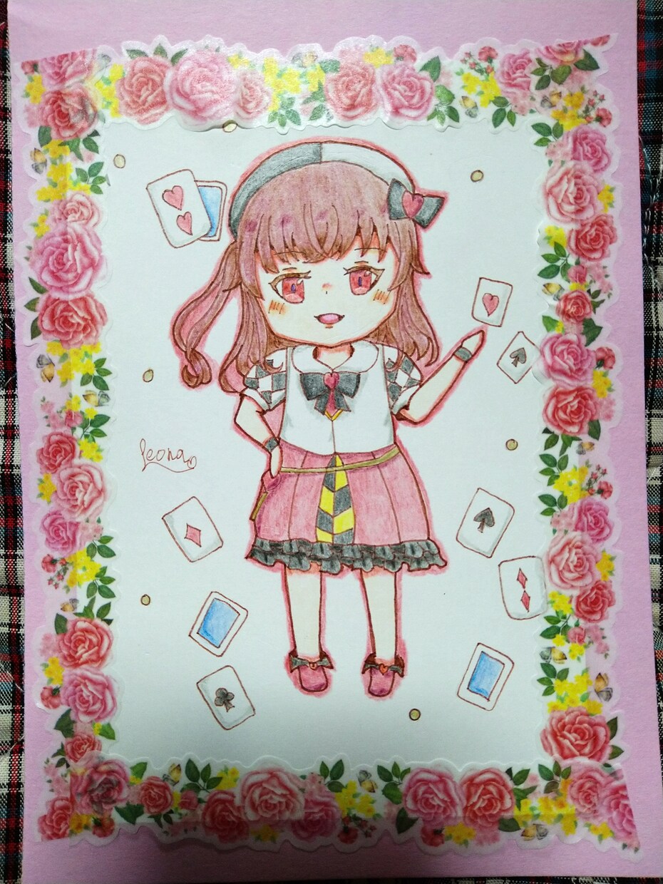 可愛らしい女の子をアナログイラストで描きます ポストカードで描かせていただきます イメージ2