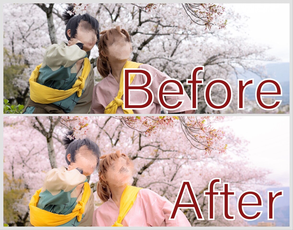 暗く写ってしまった写真を自然に補正します 暗く写った写真、諦める前にご相談ください イメージ2